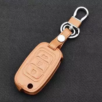 Кожаный чехол для автомобильных ключей для Lifan X70, 3 кнопки, складной чехол-брелок для дистанционного управления, держатель, защитная сумка, автомобильные аксессуары
