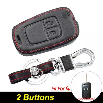 Кожаный чехол для автомобильных ключей, флип-чехол для Chevrolet Cruze Sonic Spark Trax Malibu Opel Vauxhall Mokka Buick Encore, с дистанционным управлением