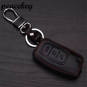 Кожаный чехол для ключа автомобиля, брелок для Ford Focus 2 MK2 седан хэтчбек, автомобильные аксессуары