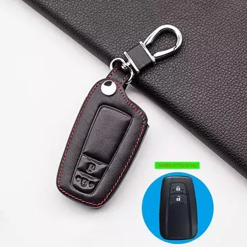 Кожаный чехол для ключа с дистанционным управлением и 2 кнопками для Toyota RAV4 RAV 4 XA50 2019 2020