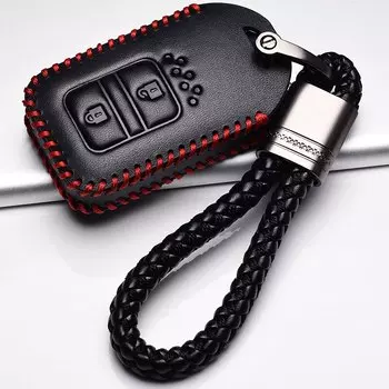 Кожаный чехол для ключей Автомобильный чехол для ключей для Honda Civic Crv Crad V Accord Pilot 2 кнопки honda accord 2017 2018 rav4