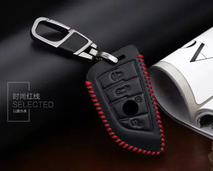 Кожаный чехол для ключей BMW E38 E39 E46 E83 E60 E34 F30 F10 E53 F10 G30 G38 1 3 5 7 Series X1 X3 X4 X5 X6