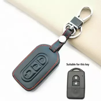 Кожаный чехол для ключей, держатель для ключей, брелок для Nissan Tiida NV200 Pathfinder R51 Qashqai G10, автомобильные аксессуары