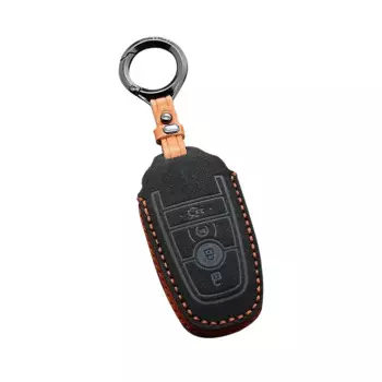 Кожаный чехол для ключей из алькантары для Lincoln Aviator Nautilus Navigator Mkz Mkc Mkx, аксессуары для автомобиля