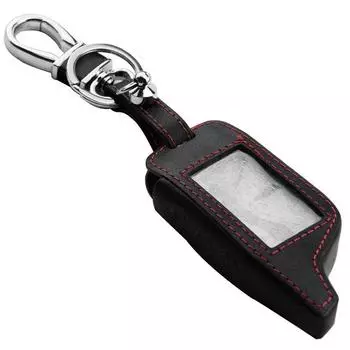 Кожаный чехол для ключей jingyuqin с 3 кнопками для Starline B9 B6 A91 A61 Twage, двусторонний брелок для автомобильной системы сигнализации