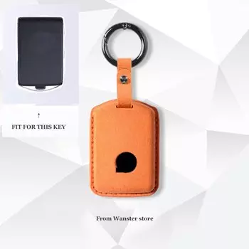 Кожаный чехол для ключей от автомобиля для VOLVO XC60 XC40 XC90 S90 V60 S60 V90 S60L C40 EX40 EX90 2019 2020 2021 2022 2023 аксессуары