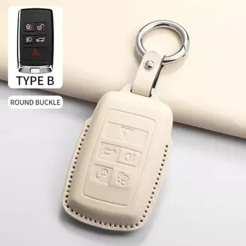 Кожаный чехол для ключей от машины для Land Rover Range Rover Sport Velar Evoque Freelander2 Discovery LandRover, аксессуары для ключей