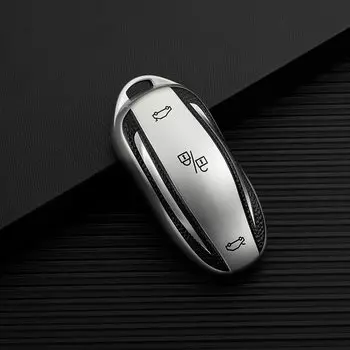 Кожаный чехол из ТПУ для автомобильного смарт-ключа, брелок для Tesla Model X Model S Model 3 Model Y, чехол для ключа, защитный держатель, аксессуары