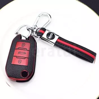 Кожаный чехол из ТПУ для автомобильного ключа, чехол для Peugeot 208 3008 308 508 408 2008 307 4008 для Citroen C4 C3 C6 CACTUS C8