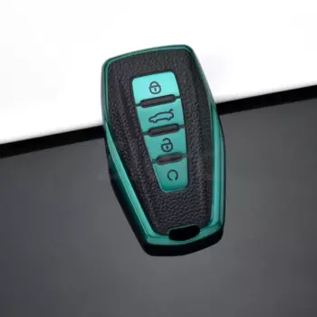Кожаный чехол из ТПУ для автомобильного ключа с дистанционным управлением для Geely Atlas Boyue NL3 Coolray 2024 X6 X7 EX7 Emgrand Kulrey GT GC9 Брелок