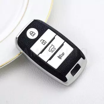 Кожаный чехол из ТПУ с 4 кнопками для дистанционного ключа автомобиля для Kia Sportage Cerato Optima K2 K3 K4 K5 Rio Picanto K2 Soul Sorento Ski Sedona