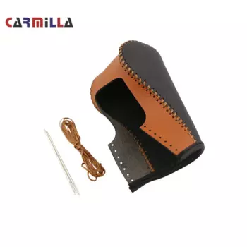 Кожаный чехол на голову для Jeep Compass 2th 2017 2018, автомобильные воротники переключения передач для Jeep Renegade 2015-2017, защита