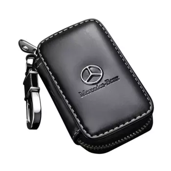 Кожаный кошелек для ключей от автомобиля, многофункциональный чехол для ключей для Mercedes Benz AMG GLE GLS CLS GLC CLA GLA GLK ML C197 R231 W167 W247