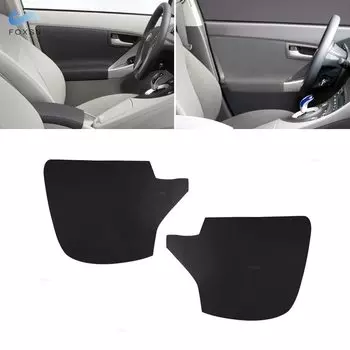 Кожаный подлокотник для Toyota Prius 30, 2009, 2010, 2011, 2012, 2013, 2014, 2015, 2 шт., Черный Автомобильный подлокотник для передней двери, обшивка панели
