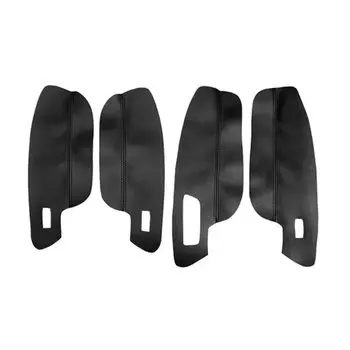 Кожаный подлокотник из микрофибры с правым рулем для VW Golf 7 2014 2015 2016 2017 2018 4 шт. Накладка на панель подлокотника двери