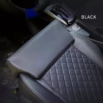 Кожаный удлинитель автомобильного сиденья, подушка для поддержки ног, подушка из пены с эффектом памяти, наколенник для вождения на большие расстояния, офиса, дома, защитный коврик для водителя