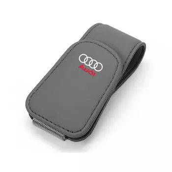 Кожаный зажим для очков, автомобильный солнцезащитный козырек, зажим для билетов, зажим для Audi Sline S line A4 B6 B8 S1 S2 S3 S4 S5 S6 A1 A3 A6 C5 A5 A8