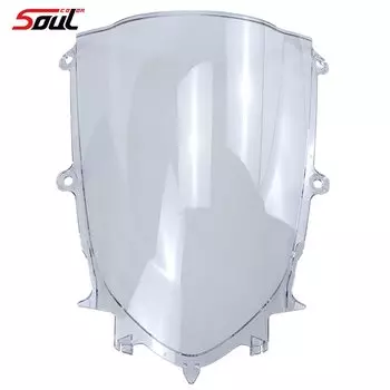 Козырек на лобовое стекло мотоцикла, черный ветровой экран, подходит для YZFR7 YZF R7 2021 2022 2023 YZF-R7 21-23 YZFR6 R6 2017-2021, двойной пузырь
