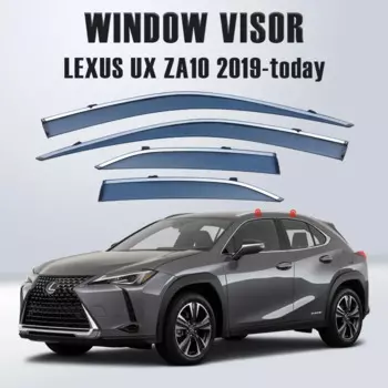 Козырёк для окон LEXUS UX ZA10, защитная пленка для боковых окон, автомобильные аксессуары