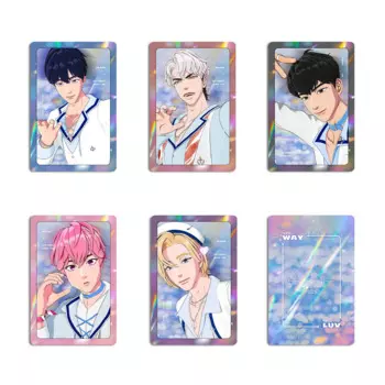 Kpop PLAVE 2024 SUMMER MARINE LOOK Альбом Lomo Card Pump Up The Volume Альбом Phorocard PLAVE Fans Двусторонняя коллекция Подарочная карта