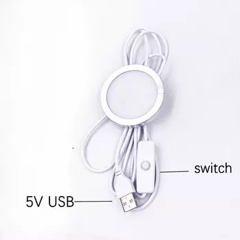 kpslucerna ультратонкий светодиодный потолочный светильник 3Вт DC5V