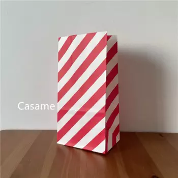 Крафтовые бумажные пакеты с принтом, 10 шт., для подарков