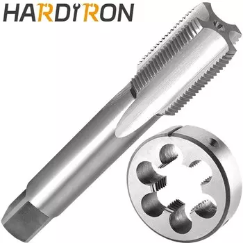 Кран и штамп Hardiron M32 X 1, правая рука, кран для машинной резьбы M32 x 1,0 и круглый штамп