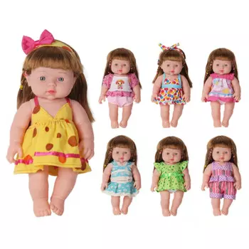 Красивая кукольная одежда для куклы 28 см, аксессуары, наряды, подходит для куклы 8-12 дюймов, милый комплект, детские куклы, платье, летний костюм, подарок для девочек