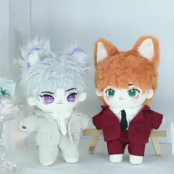 Красивая плюшевая кукла 20 см, одежда, милый костюм, полипропиленовая хлопковая кукла, аксессуары для детей, подарки, косплей, костюм, кавайная кукла, подарок