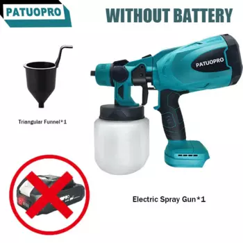 Электрический беспроводной краскопульт PATUOPRO для Makita 18 В