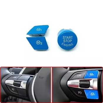 Красная крышка переключателя кнопки запуска и остановки автомобиля M1 M2 для BMW 1 2 3 4 5 6 серии F10 F20 F30 F80 F82 F83 E90 M2 M3 M4 M5 M6 X5 X6 X5M X6M