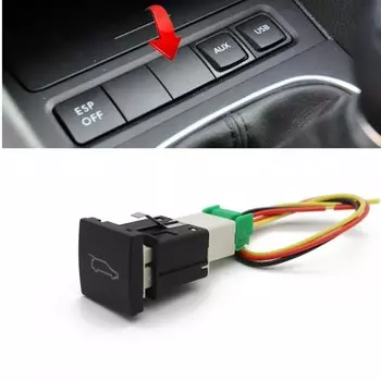 Красная Наклейка на багажник автомобиля, открытая кнопка переключения крышки багажника для VW Golf 6 Golf Jetta MK6 Caddy EOS Scirocco Touran 2009 2010 2011