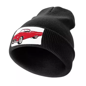 Красная вязаная кепка FT 1963, кепка в стиле аниме Trucker, походная шапка для гольфа, женская и мужская