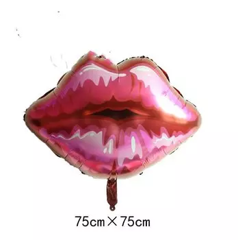 Красные гелиевые шары для губ Love globos 75*75 см