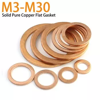 Красные медные шайбы Zimir M3-M30