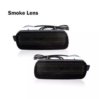 Красные светодиодные отражатели заднего бампера для 2002-2004 Honda CR-V задние фары, стоп-сигналы, задние противотуманные фары