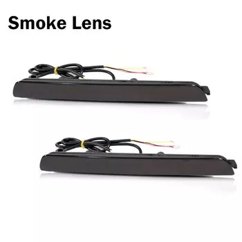 Красные светодиодные отражатели заднего бампера для Mazda 3/Mazdaspeed 3 2004-2009 годов, задний тормоз, задний противотуманный фонарь и последовательный указатель поворота