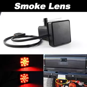 Красный 15 светодиодный 2-дюймовый прицеп для грузовика, фаркоп, крышка приемника, стоп-сигнал со штифтом 12 В