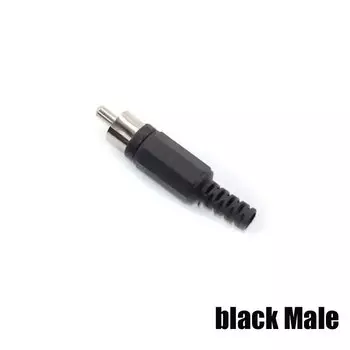 Красный, черный сварочный разъем RCA, мужской и женский разъем для пайки постоянного тока, адаптер для динамика, видео, аудиопровод, система видеонаблюдения
