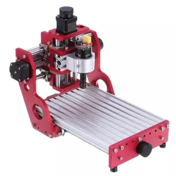Красный Cnc1419 стандартный выпуск, небольшой настольный гравировальный станок для металла, гравировальный станок с ЧПУ