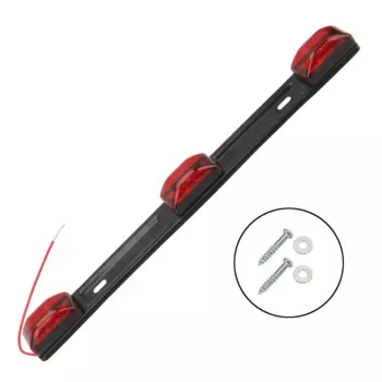 Красный цвет, задние фонари стоп-сигнала, боковые габаритные огни, задние фонари для пикапа, грузовика, прицепа, RV, 12 В, автомобильные аксессуары