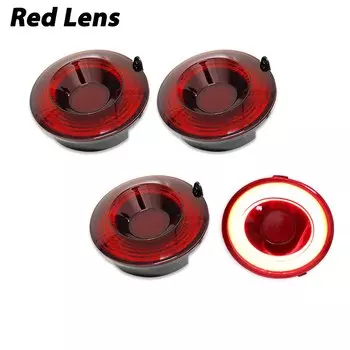 Красный цвет, задний фонарь автомобиля/стоп-сигналы, ходовые огни/габаритные огни с гипер-вспышкой, комплект жгутов для 2005-2013 Chevrolet Corvette C6