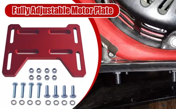 Красный кронштейн адаптера двигателя с комплектом винтов для Hilitor Briggs Stratton Tecumseh Honda Mini Bike Go Kart 212