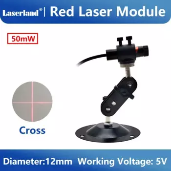 Красный лазерный модуль Laserland 5 МВт/50 МВт
