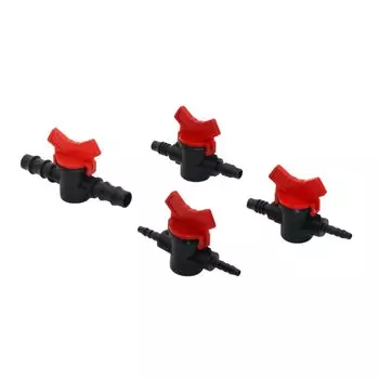 Красный пластиковый шланговый клапан Adhere To Fly 4, 8, 13,5 мм