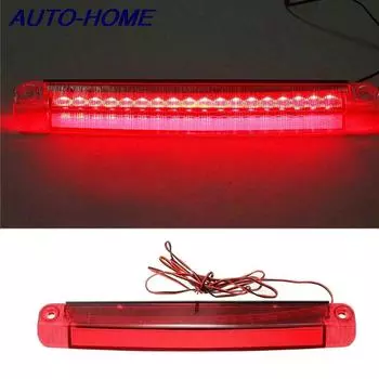 Красный стоп-сигнал заднего хода автомобиля 18 светодисветодиодный, третий стоп-сигнал, водонепроницаемый фонарь заднего хода s
