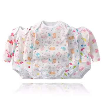 Красочные Детские боди 0M-24M Длинный комбинезон для мальчиков и девочек, одежда для младенцев, Детские ползунки, подарок на день рождения