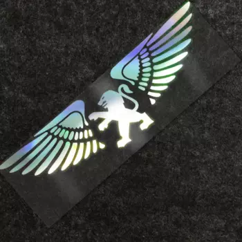 Красочные лазерные крылья ангела, автомобильные наклейки для Peugeot 106 107 205 206 207 306 307 308 309 405 406 407 508 605 607 806 807