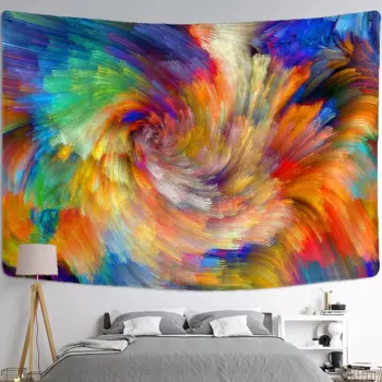 Красочный настенный гобелен для украшения, гобелен с мандалой, хиппи, чакра, богемная, декоративная настенная ткань, коврик для йоги