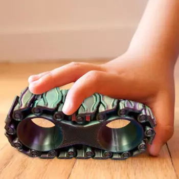 Креативная игрушка для пальцев с гироскопом, 3D Печатный танк, трек для пальцев, гироскоп, игрушки, новинка, игрушечный гироскоп Fingertip, игрушки для мальчиков и девочек, для детей